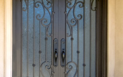 Custom Ornamental Wrought Iron Doors in Santa Barbara County