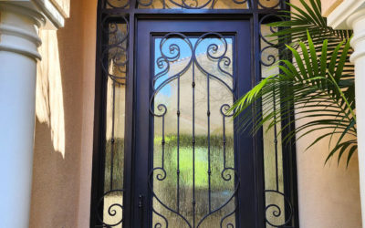 Iron Doors for Mediterranean and Spanish Architecture in California