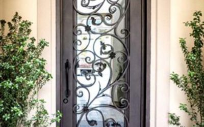 9 Holiday Decorating Tips for Designing Your Single Wrought Iron Doors