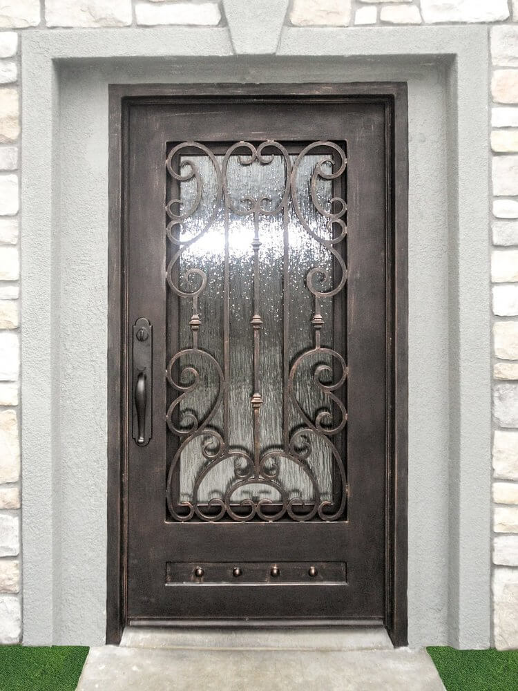Wide Iron Door Custom Design