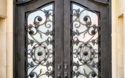 Custom Hand-Forged Iron Double Entry Doors vs. Standard Design:  Which Metal Door To Choose?